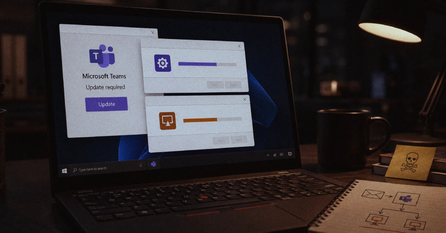 Operation BlueDash Deploys Level RMM and ScreenConnect via Fake Teams Update